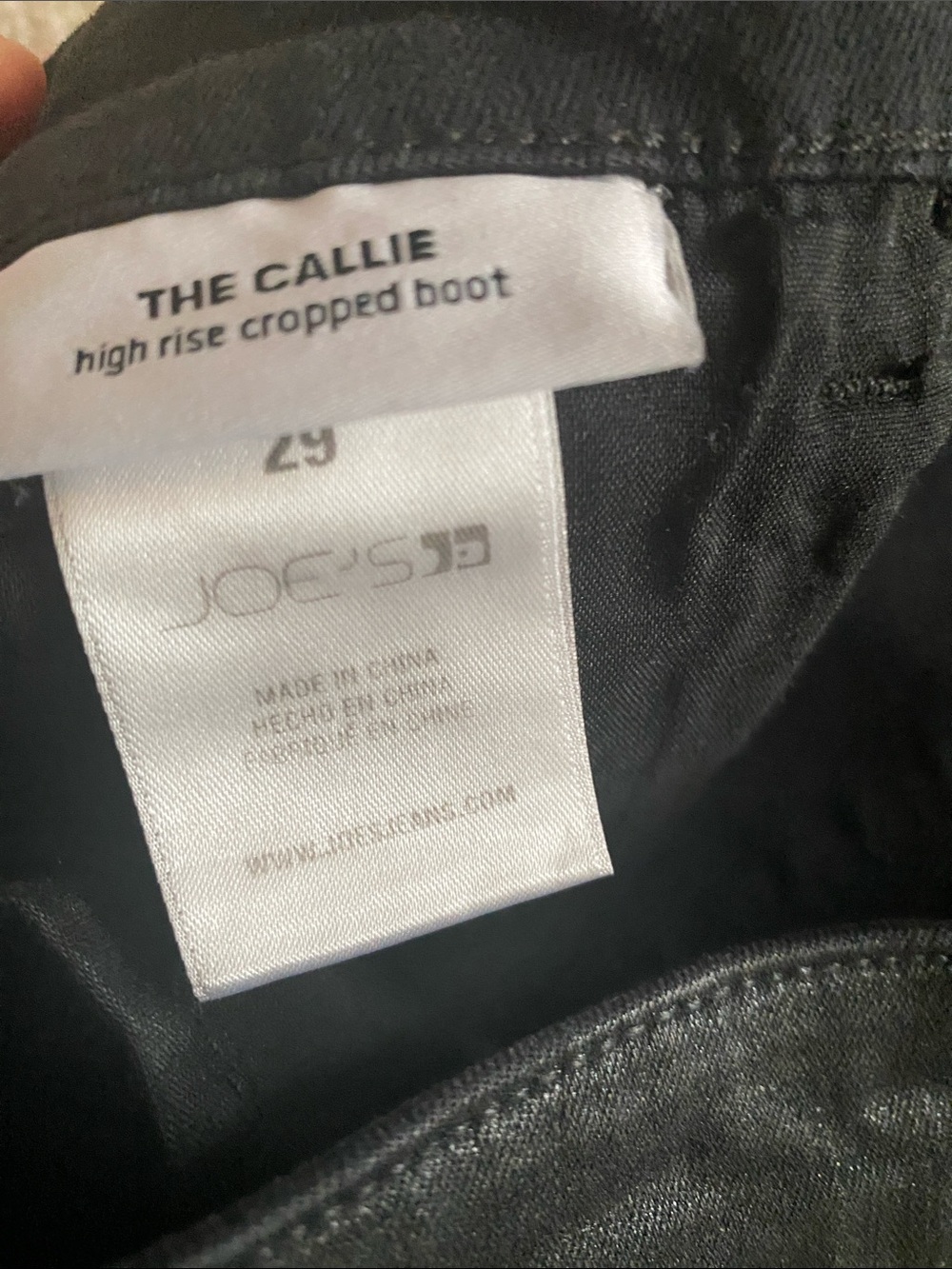 Joes jeans, the Callie high rise cropped size 29 - Picture 4 of 6